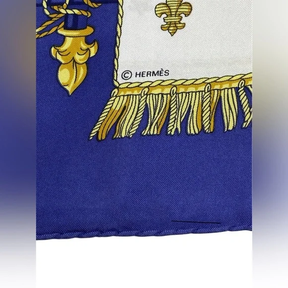 Vintage Hermes Silk Scarf “ La Reale Vue Du Carrosse De La Galere” Carre 90